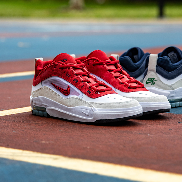 NikeSB Air Max Ishod White Varsity Red Evolve Skate Store