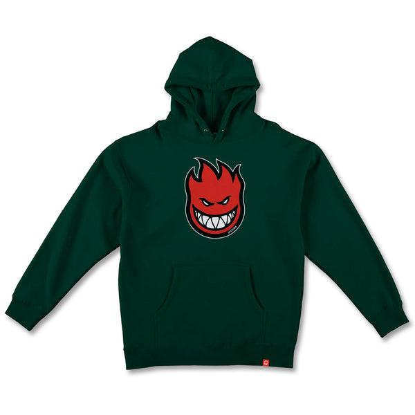 Spitfire Bighead Fill Youth Hoodie - Alpine Green / Red / Black