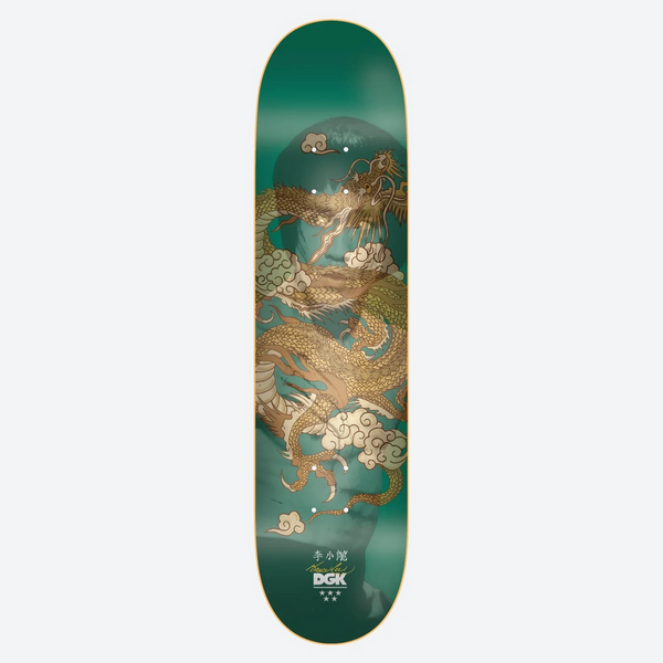 DGK x Bruce Lee Golden Dragon Lenticular Skateboard Deck - Emerald