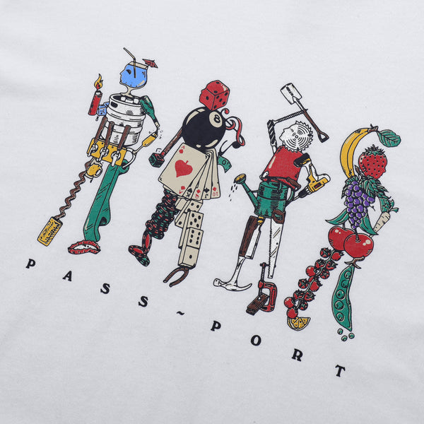 Pass~Port Assorted Friends Tee - White