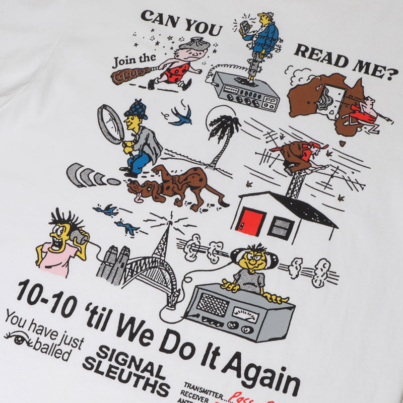 Pass~Port Radio Silence  Tee - White
