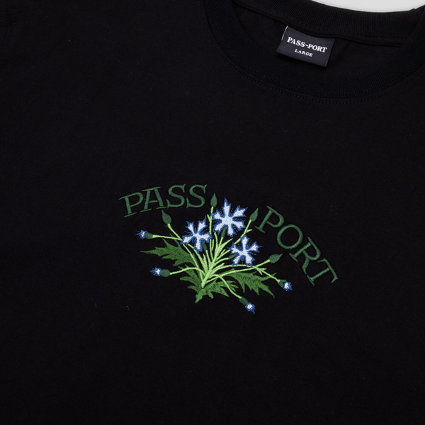 Pass~Port Bloom Organic Tee - Black