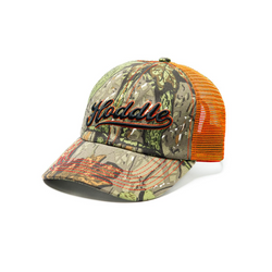 Hoddle Trucker Cap - Camo / Orange