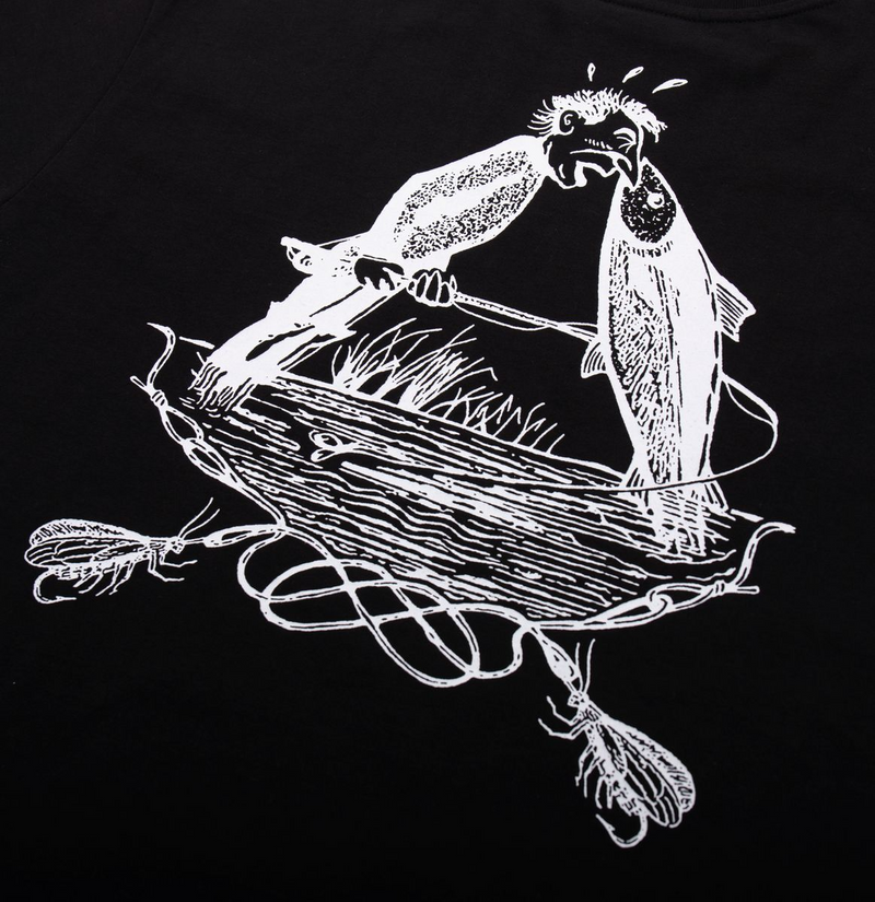 Pass~Port Hook and Line Tee - Black