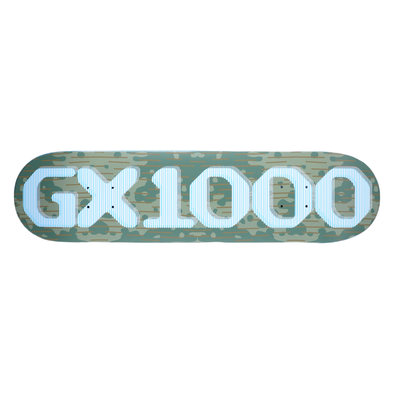 GX1000 OG Rain Camo Skateboard Deck - 8.00"