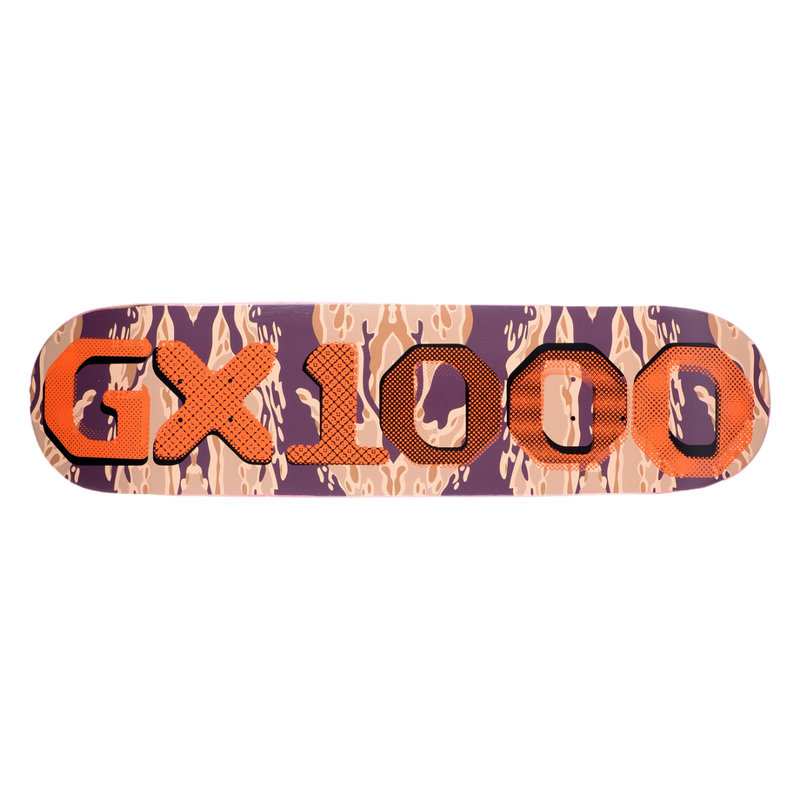 GX1000 OG Tiger Camo Skateboard Deck - 8.25"