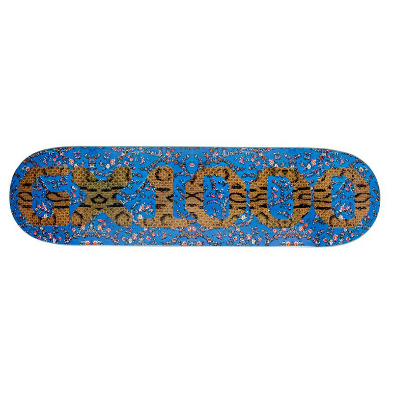 GX1000 Scales Skateboard Deck Blue - 8.375"