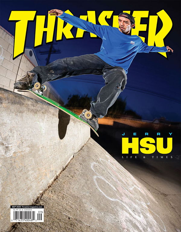 Thrasher Magazine #542 - Jerry Hsu September 2025