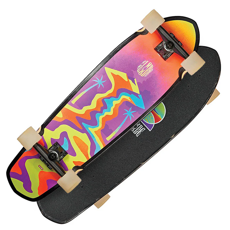 Globe Big Blazer Cruiser Complete Skateboard "Melted Mountains" - 9.125"