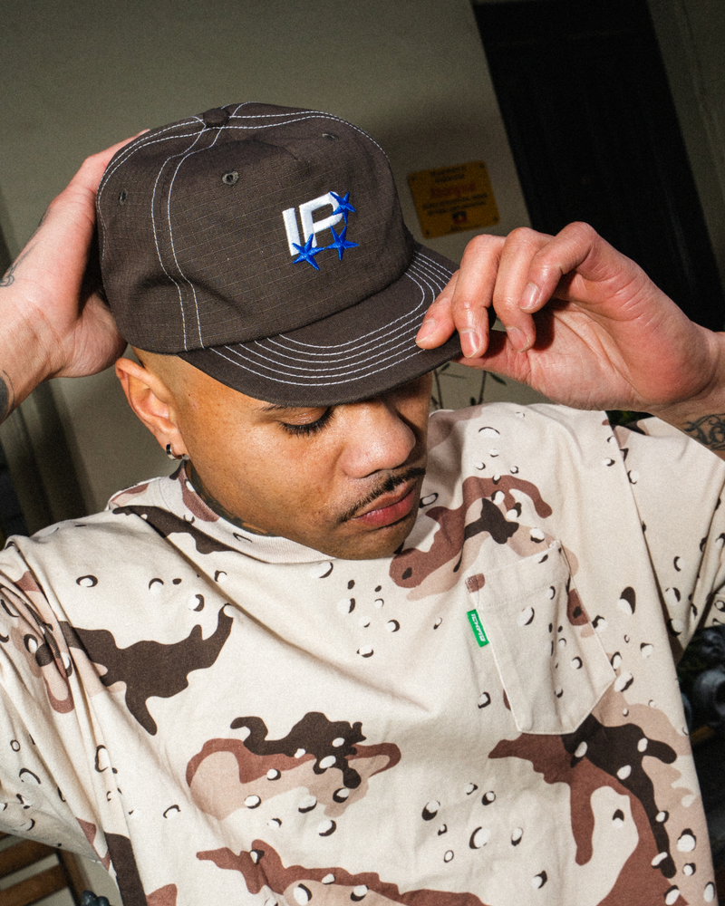 ICHPIG Capital Snapback - Dark Brown