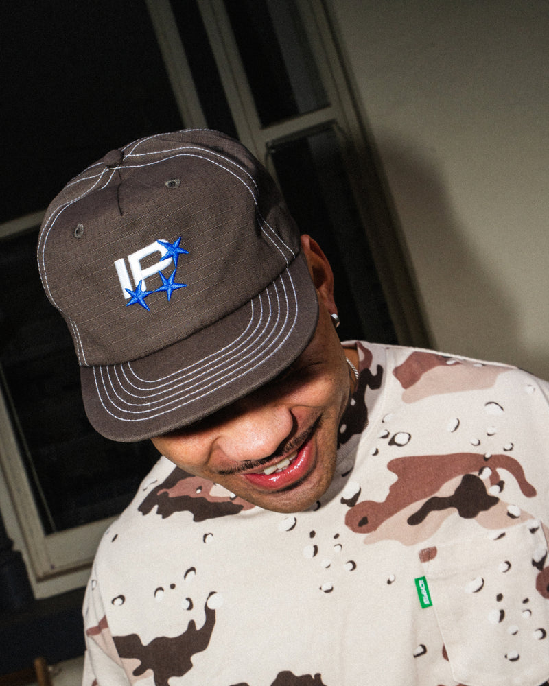 ICHPIG Capital Snapback - Dark Brown