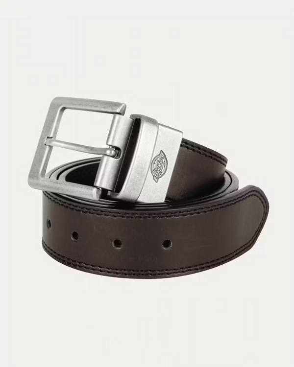 Dickies Reversible Leather Belt - Black Brown
