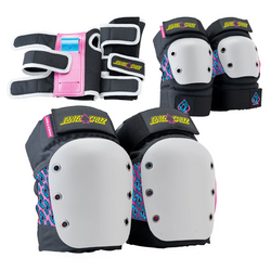 Pro-Tec x Santa Cruz Street Junior 3-Pack - Black / White