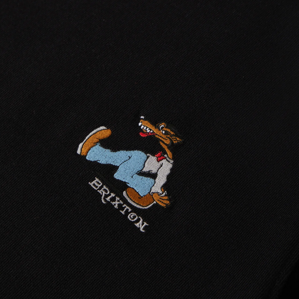 Brixton Stride Heavyweight Box-Fit Tee - Black