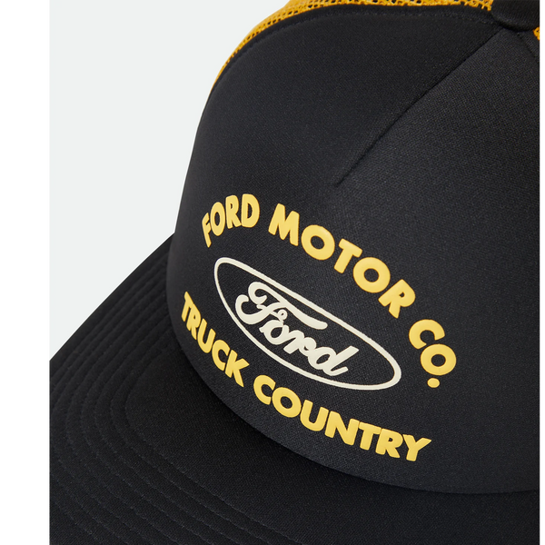 Brixton - Ford Built Tough MP Trucker - Burnt Rubber/ Empire Yellow