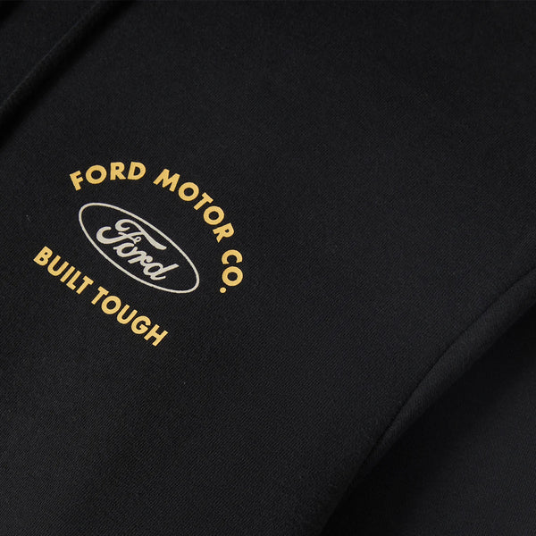 Black jacket with Ford Motor Co. logo and text on a white background