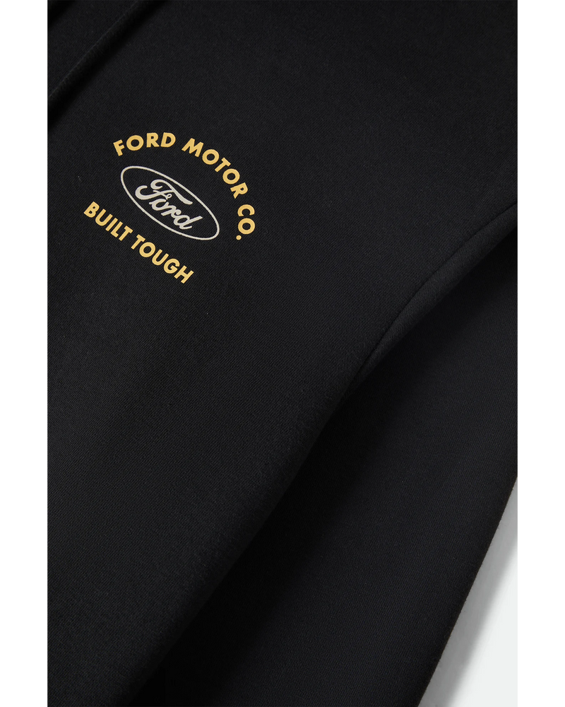 Brixton - Ford Built Tough Fleece Hoodie - Burnt Rubber