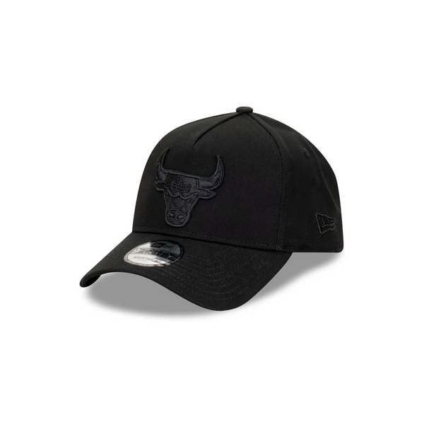Chicago Bulls Black / Black 9FORTY A-Frame New Era Snapback
