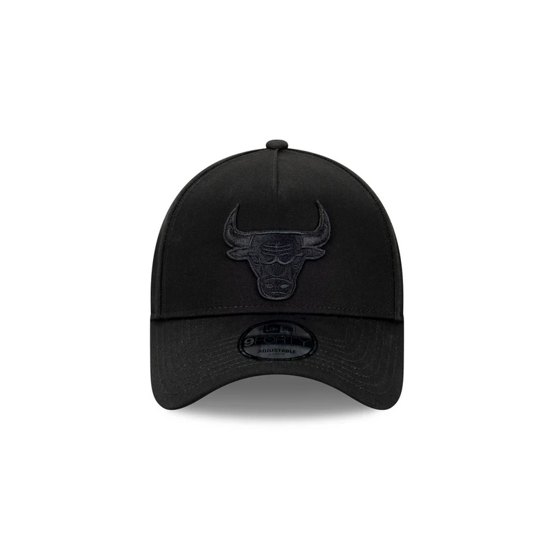 Chicago Bulls Black / Black 9FORTY A-Frame New Era Snapback