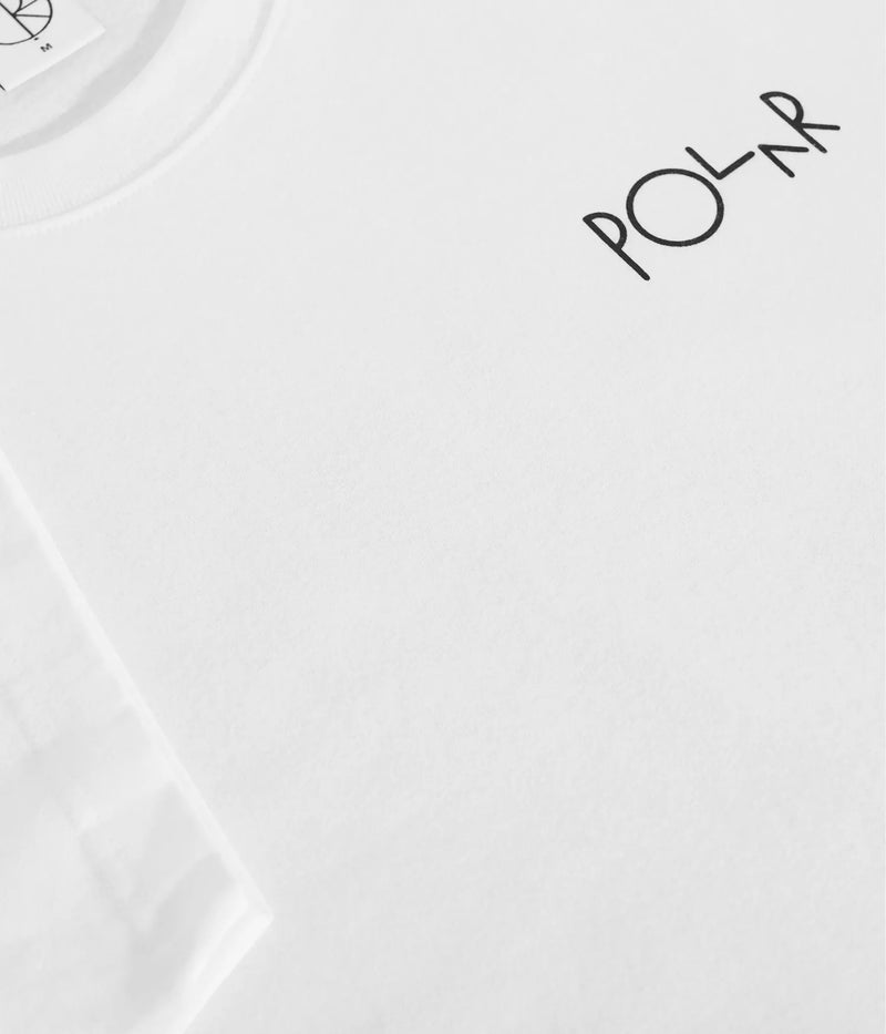 Polar Skate Co. Klez Fill Logo Tee - White