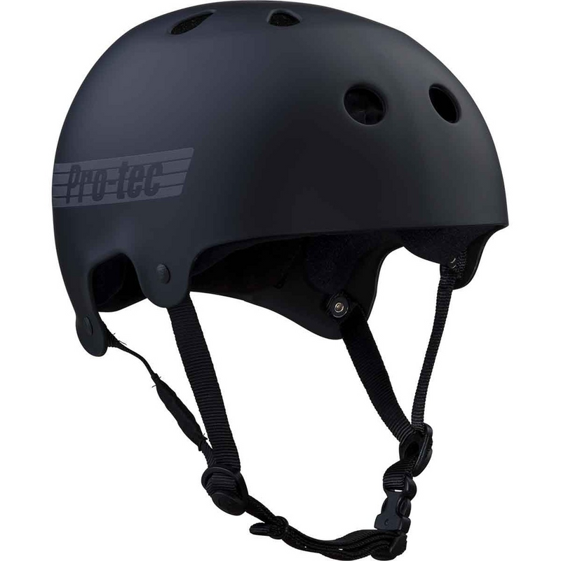 Protec matte online black helmet