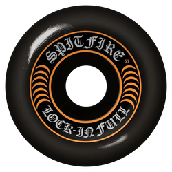 Spitfire Formula Four 99a Lock-In Full Black Skateboard Wheel - 57mm