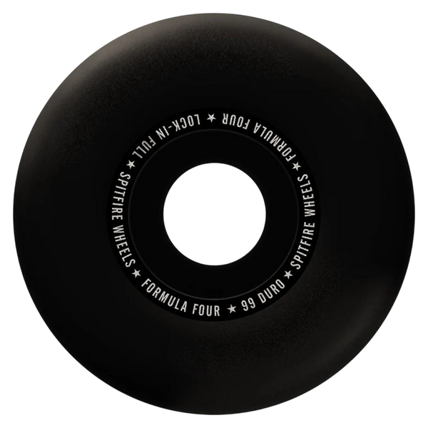 Spitfire Formula Four 99a Lock-In Full Black Skateboard Wheel - 57mm