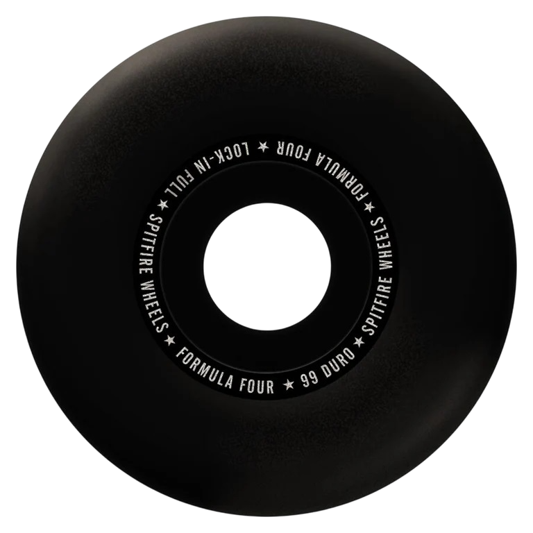 Spitfire Formula Four 99a Lock-In Full Black Skateboard Wheel - 57mm