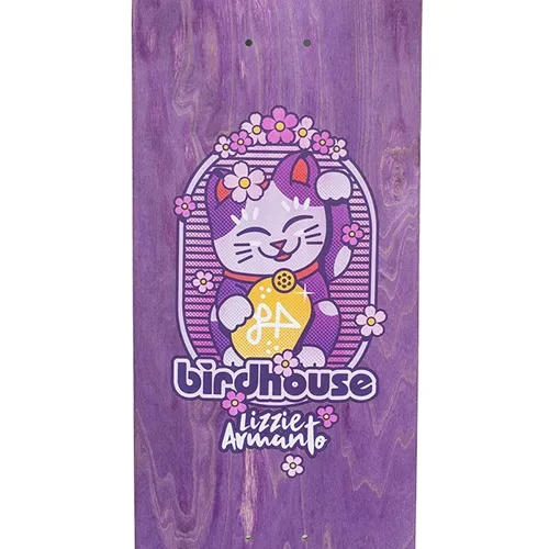 Birdhouse Lizzie Armanto Maneki Neko Skateboard Deck - 8.25