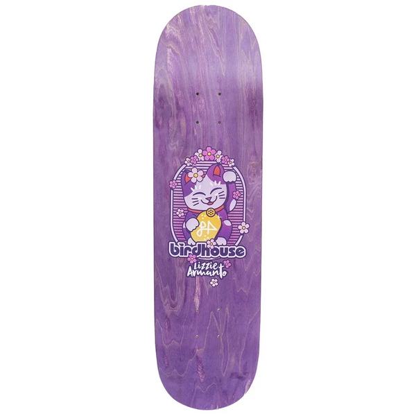 Birdhouse Lizzie Armanto Maneki Neko Skateboard Deck - 8.25