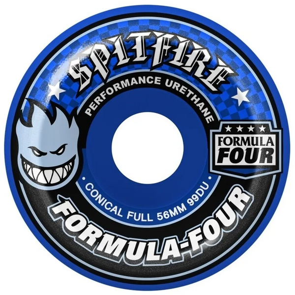 Spitfire Formula Four 99D Conical 56mm Full Blue