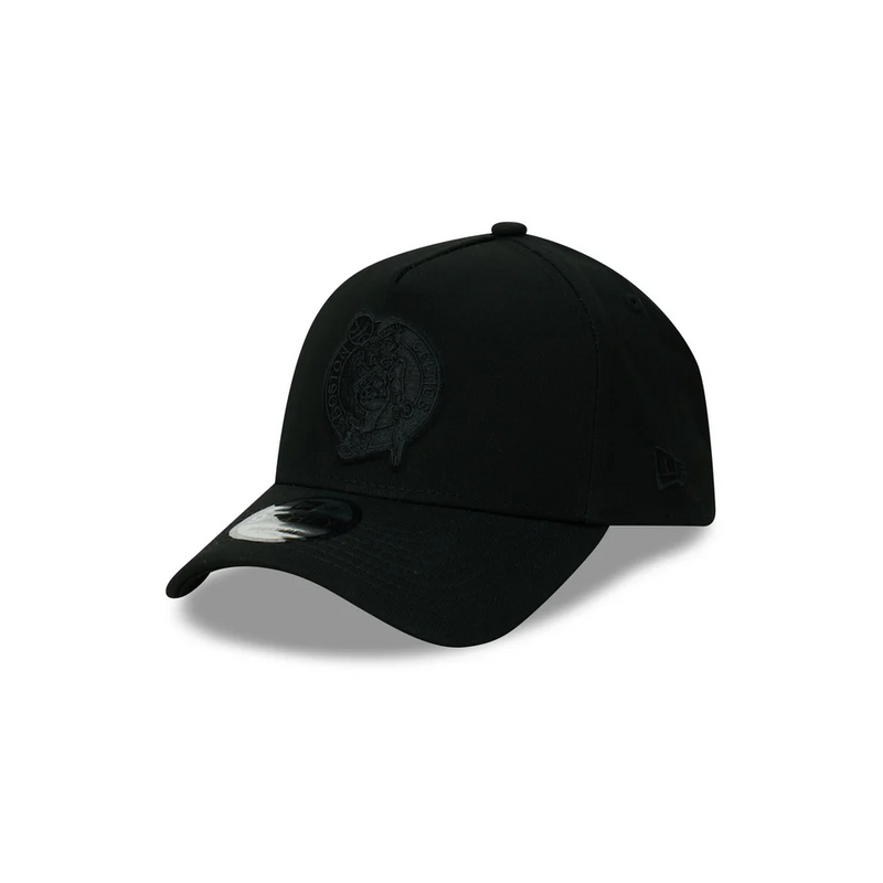 New Era Boston Celtics Black on Black 9FORTY A-Frame Snapback