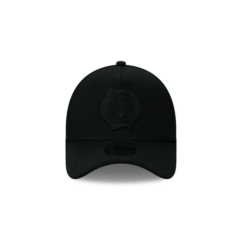 New Era Boston Celtics Black on Black 9FORTY A-Frame Snapback