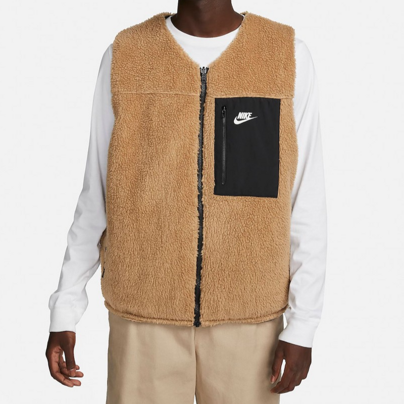 Nike Reversible Winter Vest - Khaki / Black