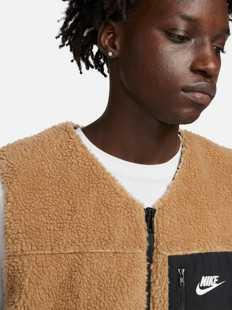 Nike Reversible Winter Vest - Khaki / Black