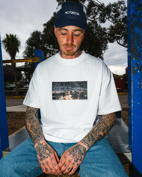 ICHPIG Skyline Tee - White