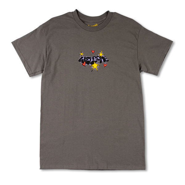 Welcome Candy Tee - Charcoal