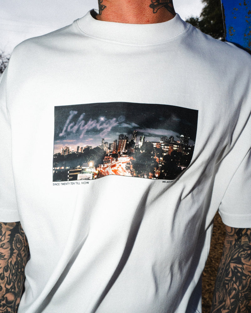 ICHPIG Skyline Tee - White