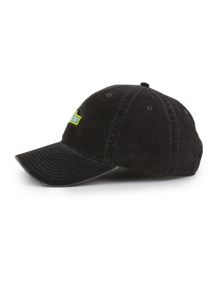 Gilroy Co Sesame Street Logo Ball Park Cap - Black