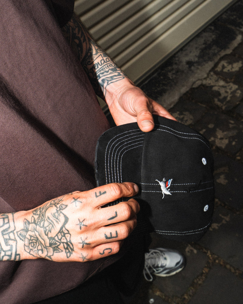ICHPIG Pigasus Dad Cap - Washed Black