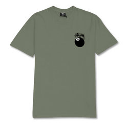 Stussy 8 Ball LCB SS Tee - Pigment Olive