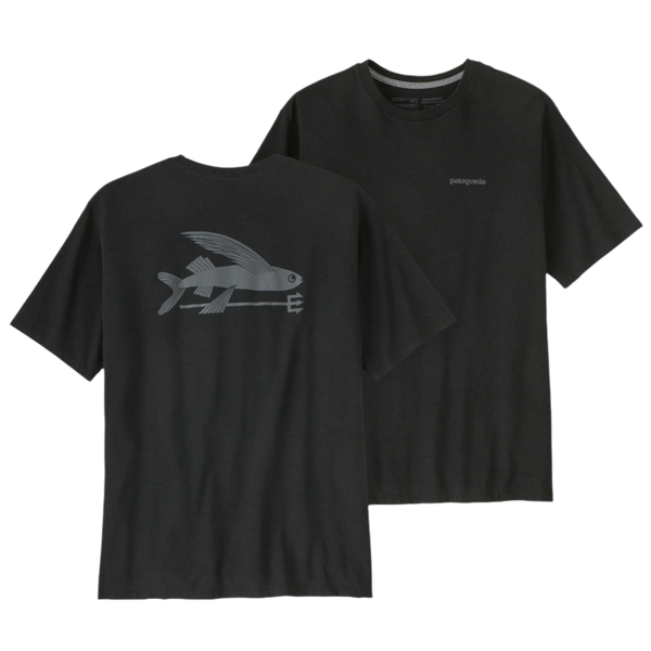 Patagonia Flying Fish Responsibili-Tee - Ink Black