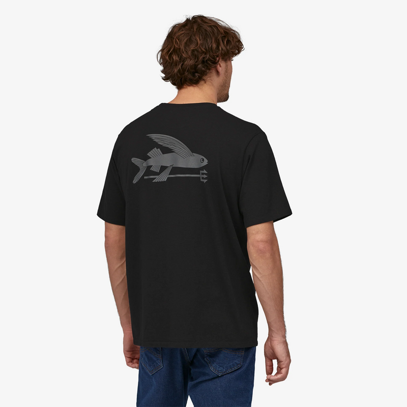 Patagonia Flying Fish Responsibili-Tee - Ink Black