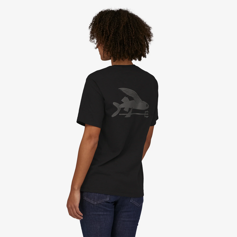 Patagonia Flying Fish Responsibili-Tee - Ink Black