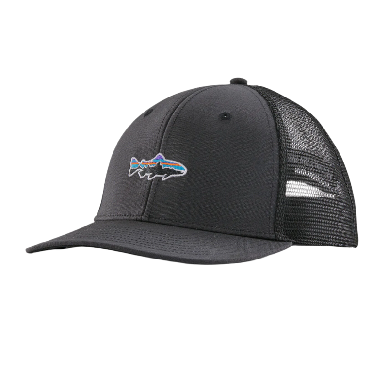 Patagonia Stand Up Trout Trucker Hat - Ink Black