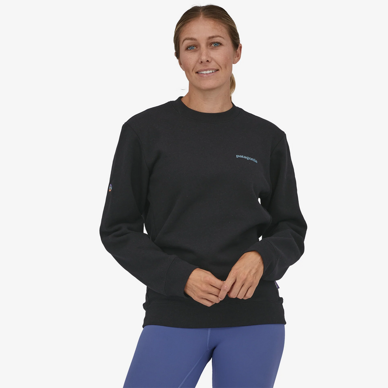 Patagonia Fitz Roy Icon Uprisal Crew Sweatshirt - Lagom Blue