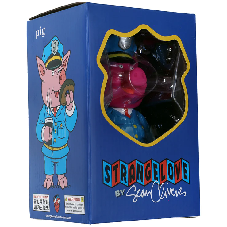 STRANGELOVE Pig Vinyl Toy - Neon Officer