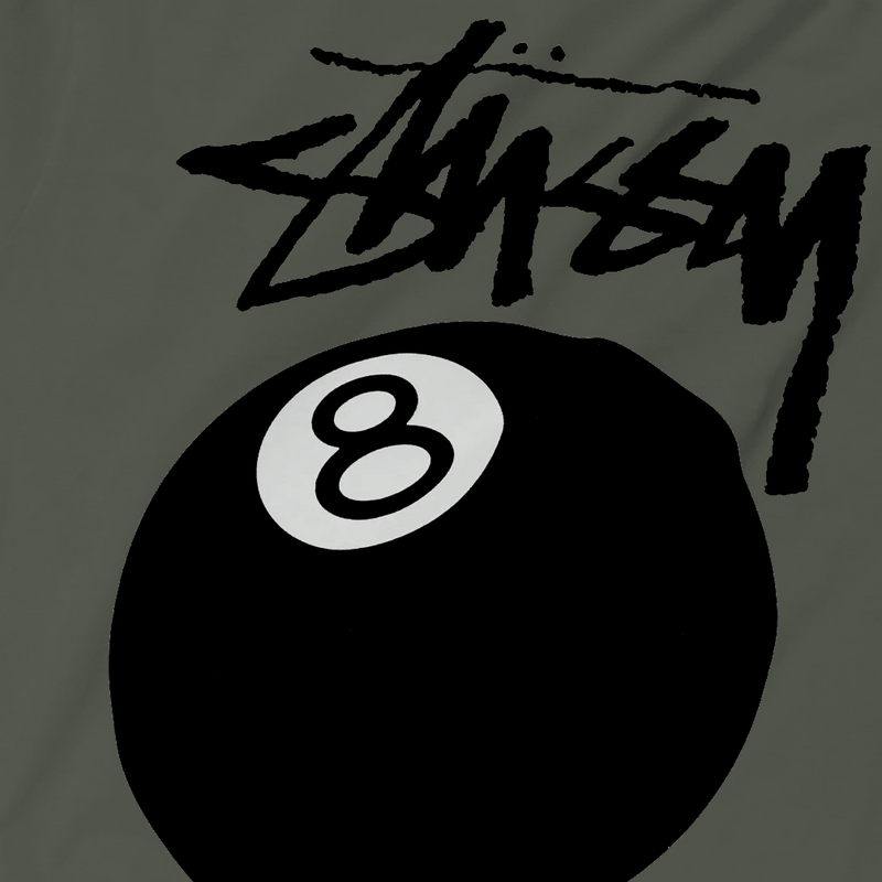 Stussy 8 Ball LCB SS Tee - Pigment Olive