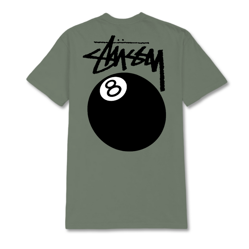 Stussy 8 Ball LCB SS Tee - Pigment Olive