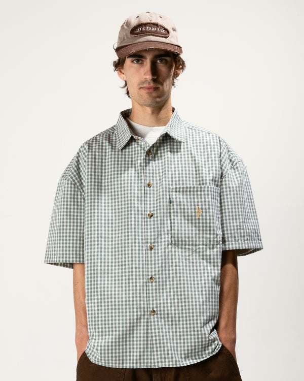 ICHPIG Heritage Plaid Shirt - Cream / Forest